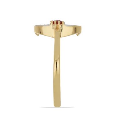 BUY 925 SILVER NATURAL INDIAN RUBY GEMSTONE RING 